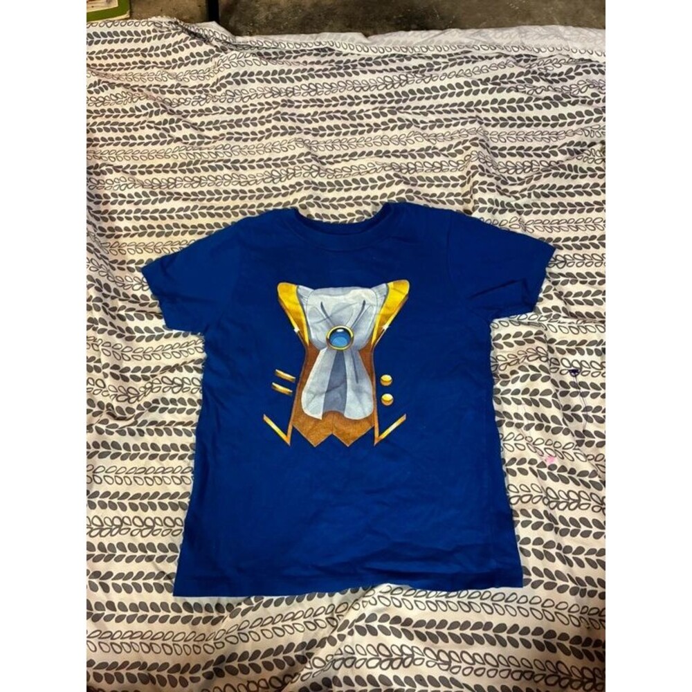 Children’s Disney Beauty and the Beast Blue Graphic T Shirt Size 4t